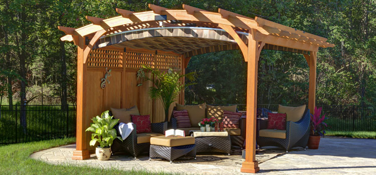 Modern Wood Pergola Installation in La Canada Flintridge, CA