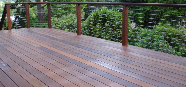 Installing IPE Decking in La Canada Flintridge, CA